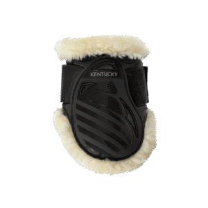 Vegan Sheepskin young horse fetlock boots