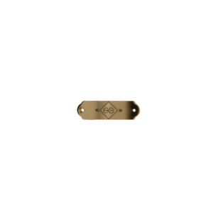 Tack box & Show grooming box name Logo plate gold