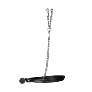 Leather Lead With Chain