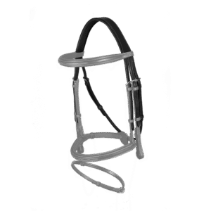 3 Strap Headpiece With Removable Throat Latch