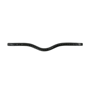 Black Swarovski V-Shaped Browband