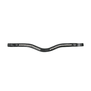 White Swarovski V-Shaped Browband