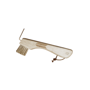 Hoof pick with metal bristle & magnet