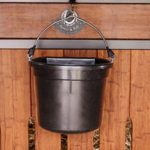 Water bucket black 18L
