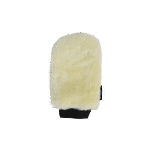 Sheepskin grooming glove