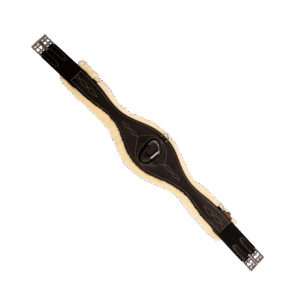 Sheepskin anatomic girth cover