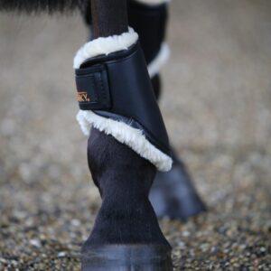 Turnout boots leather hind short