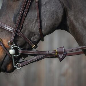 1/2 Converter Rubber Reins With 7 Leather Loops