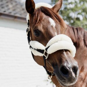 Nylon sheepskin halter soft