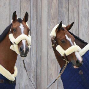 Sheepskin halter set 4 pieces