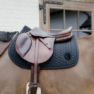 Saddle Pad plaited 3D logo