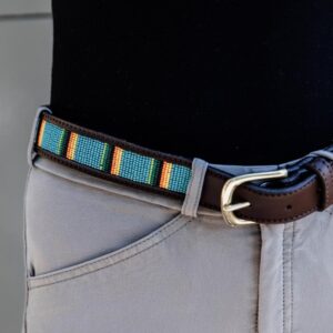 Belt handmade pearls