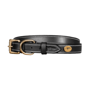 Flat Leather Dog Collar