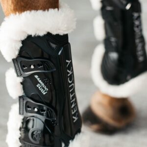 Vegan Sheepskin Tendon Boots bamboo Elastic